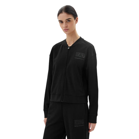 EA7 Emporio Armani Felpa con zip Felpa Donna Crystal Series con zip XS P25 - EA7 EMPORIO7W000178AF12473 - UC001 - XS - Francavilla Moda